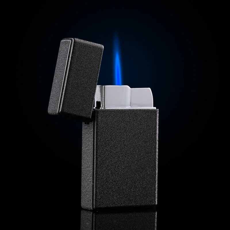 

Free Shipping Compact Jet Butane Lighter Metal Torch Turbo Lighter 1300 C Fire Windproof Ping Sound Cigar Pipe Lighter No Gas