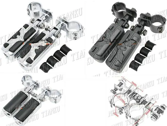 Универсальные защитные накладки на ножки для VStar 400 650 Virago Xv Road Star Shadow Steed Magna Vulcan