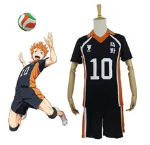 9 Estilos Caliente Anime Haikyuu Karasuno Escuela Disfraces Cosplay!! traje Jerseys Camisas y Pantalones de Uniforme