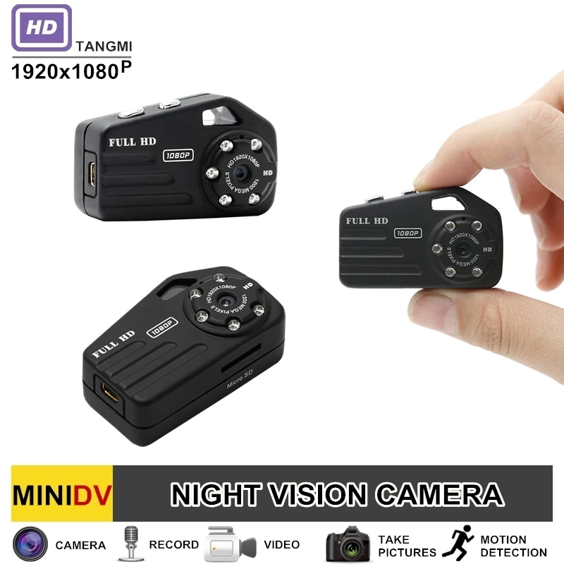 TANGMI S3 Full HD 1080P Micro Video Camera Night Vision with Motion
