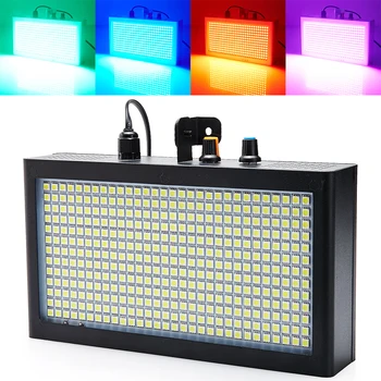 

Mini Sound Control 390RGB SMD5050 LED Disco Party DJ Par Home Light Music Show Strobe Projector Stage Lighting Effect