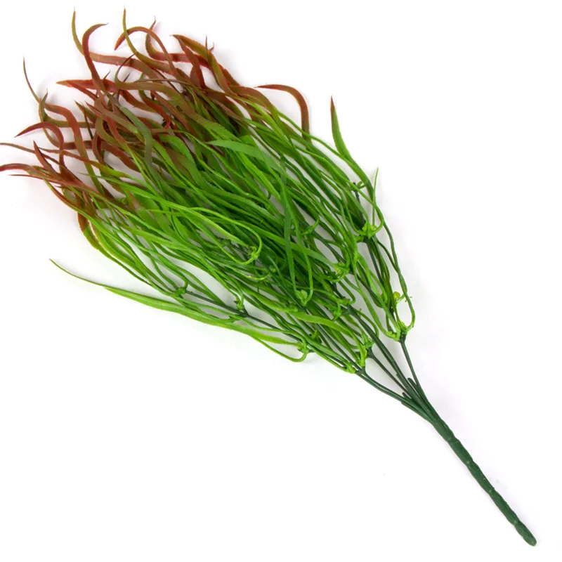 52cm 7 Forks Grass Rattan Artificial Flower Simulation Plants for Home Garden Decoration Wedding Party Fake Leaves Decor 52cm 7 Forks Grass Rattan Artificial Flower Simulation Plants for Home Garden Decoration Wedding Party Fake Leaves Decor