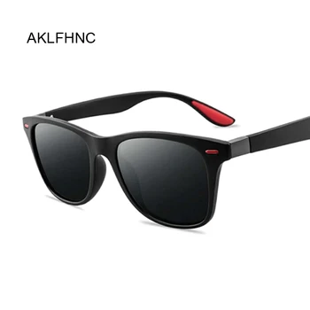

Fashion Brand Designer Polarized Sunglasses Men Women Driving Square Frame Sun Glasses Male Goggle Shades Coating Mirror Female
