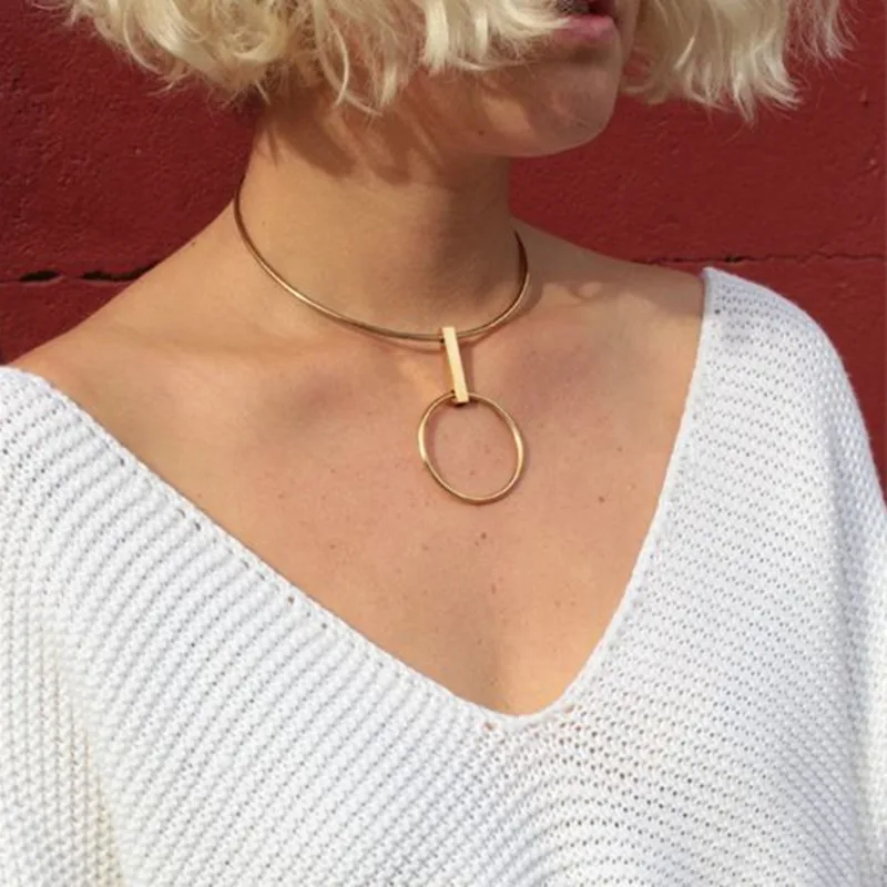Women Jewelry Metal Necklace