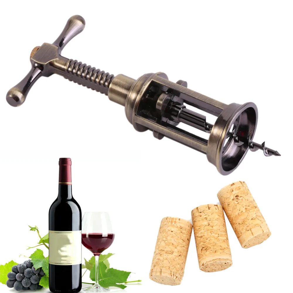 Buy New Red Wine Bottle Opener Corkscrew Cork Out