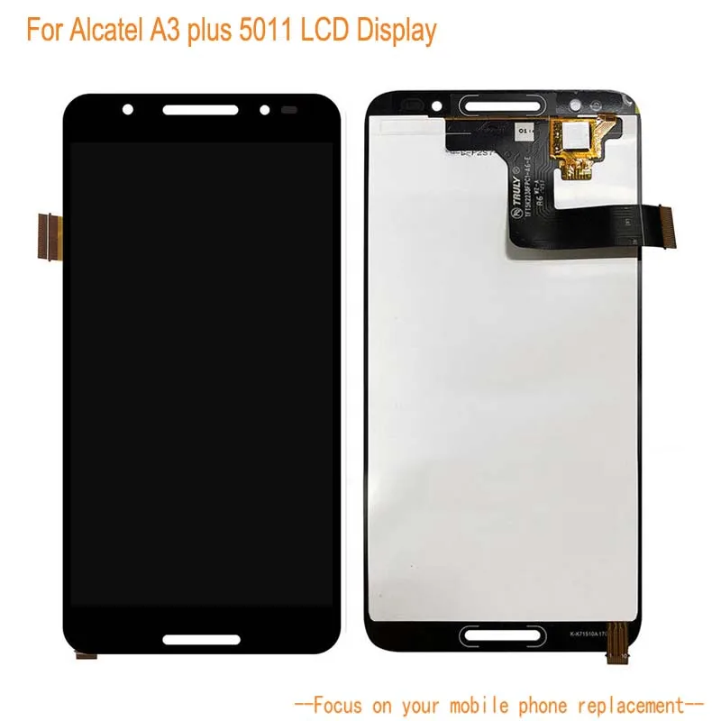 ЖК дисплей для Alcatel A3 Plus 5011 5011A 5011X5 5 ''кодирующий преобразователь сенсорного