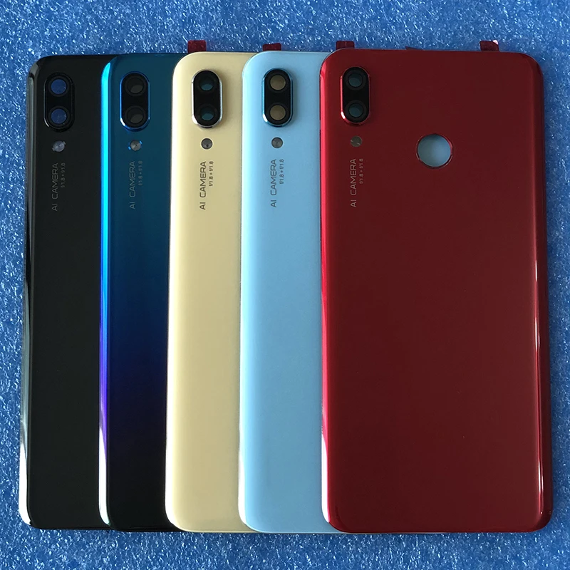 Для 6," huawei Nova 3 Axisinternational 3D стеклянная задняя крышка для батареи чехол Корпус+ рамка для камеры стеклянные линзы+ наклейка+ Инструменты