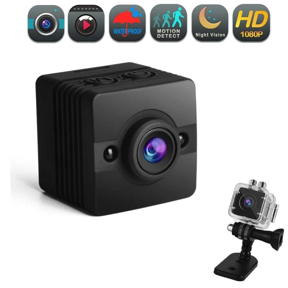 TYIYEWH SQ12 DV 1080P HD мини камера USB аккумулятор видеорегистратор водонепроницаемая