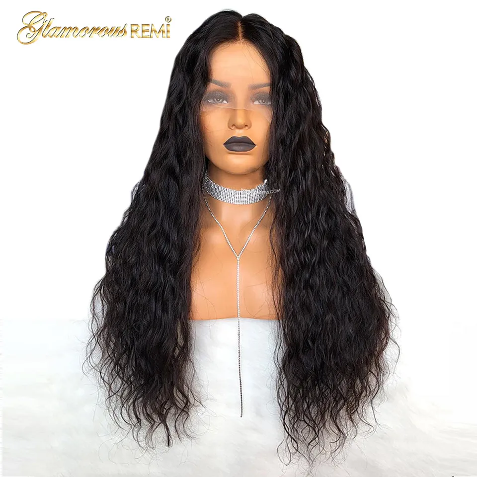 

Lace Front Human Hair Wigs for Black Women Natural Wavy Wave With Baby Hair Pre Plucked Hairline Remy Hair Natural Color Hair