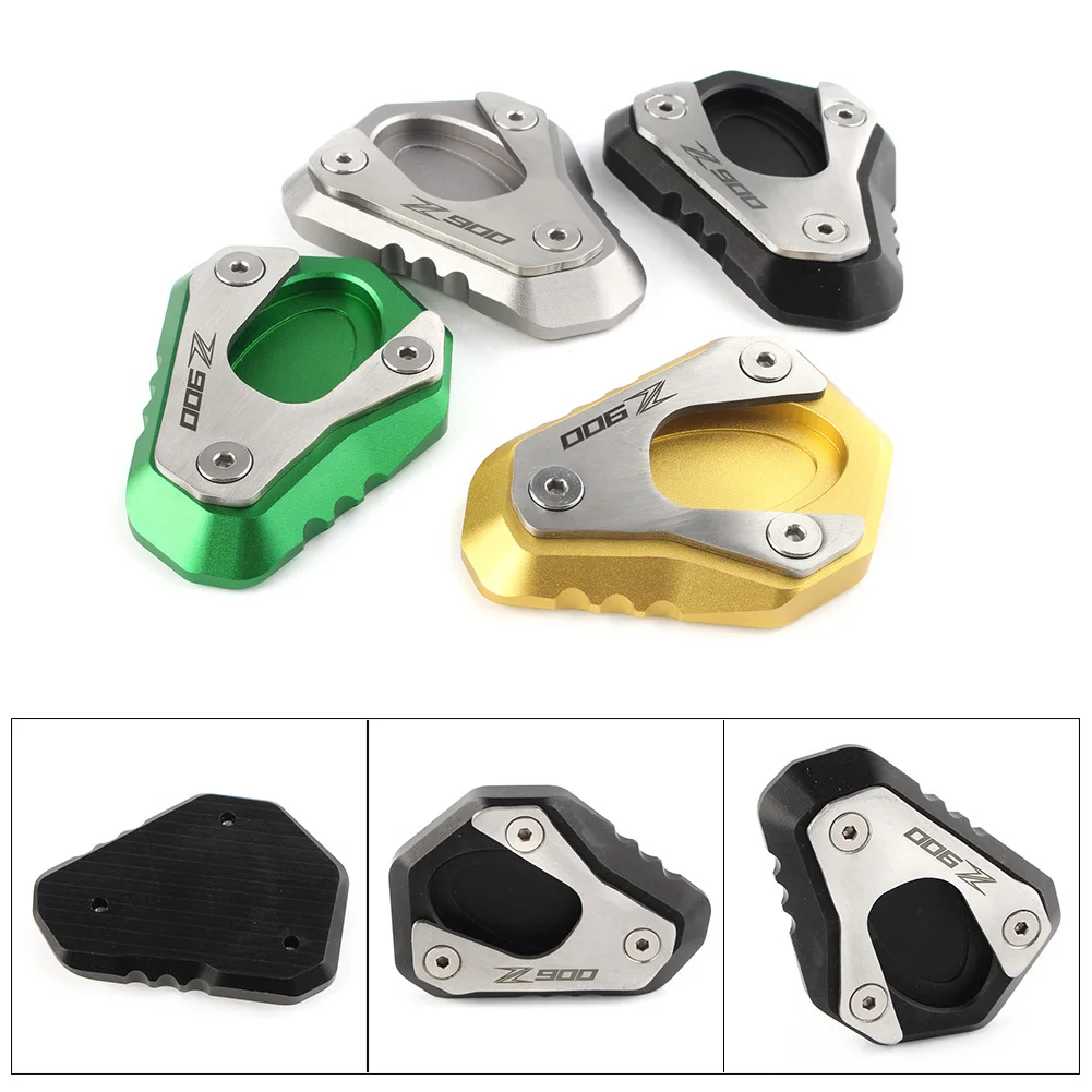 

Z 900 Motorcycle Side Kickstand Stand Extension Enlarger Plate Pad For Kawasaki Z900 2017 2018 / 17 18