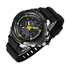 Double affichage répéteur sport Montre Mode hommes étanche led militaire montre-bracelet top qualité homme alarme armée horloge chronographe
