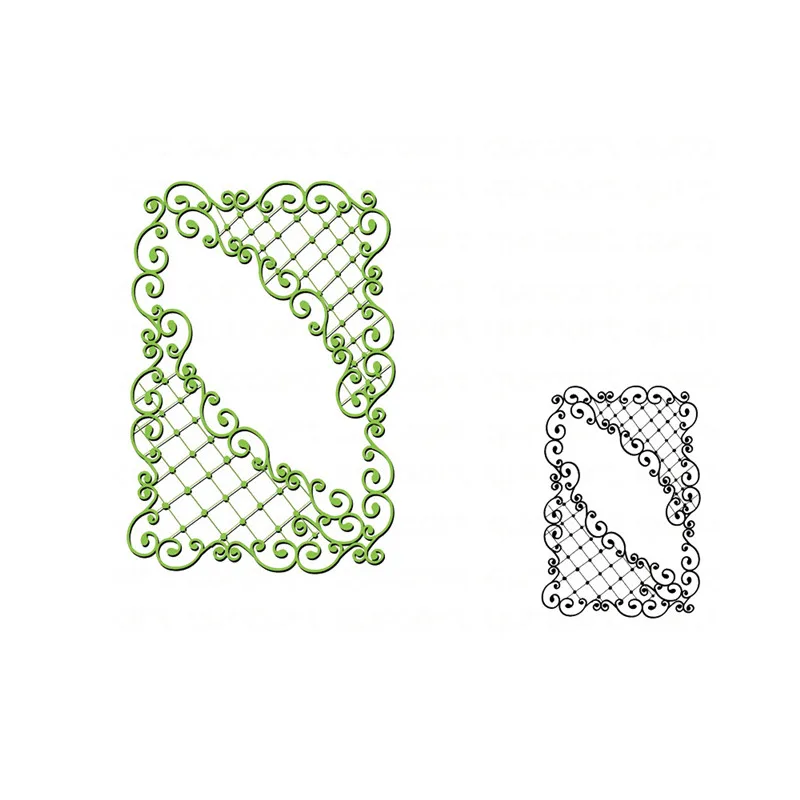 

Naifumodo Cuts Dies Hollow Frame Metal Cutting for DIY Scrapbooking Card Album Embossing Die Cut New Template