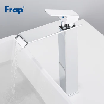 

Frap High Quality Basin Faucet Chrome Mixer Tap Bathroom Faucets Brass Water Sink Deck Mounted Tap Water Saving Faucet Y10145