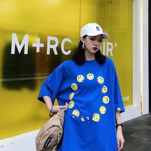 Жасмин Лето новая футболка женская Средняя длинная смешная девушка смешной улыбающийся выражение лица печать