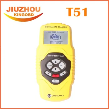 

2016 New Arrive Original obd2 Auto Scanner OBDII EOBD JOBD Can Car Scanner T51 Code Reader Online Update Support Multi-languages