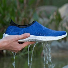 Летние новые стильные дышащие мужские пляжные туфли, Женская водонепроницаемая обувь, светильник для плавания, быстросохнущие кроссовки для влюбленных