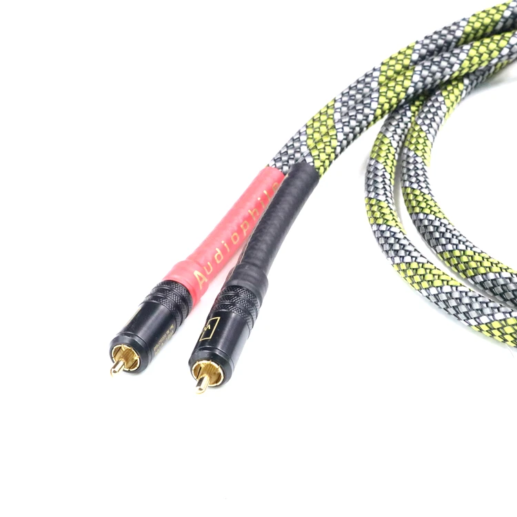 Hifi пара 5N OCC посеребренный Siltech ST-48B G3 аудио кабель усилитель сигнала аудиофилов WBT-0144 RCA кабель