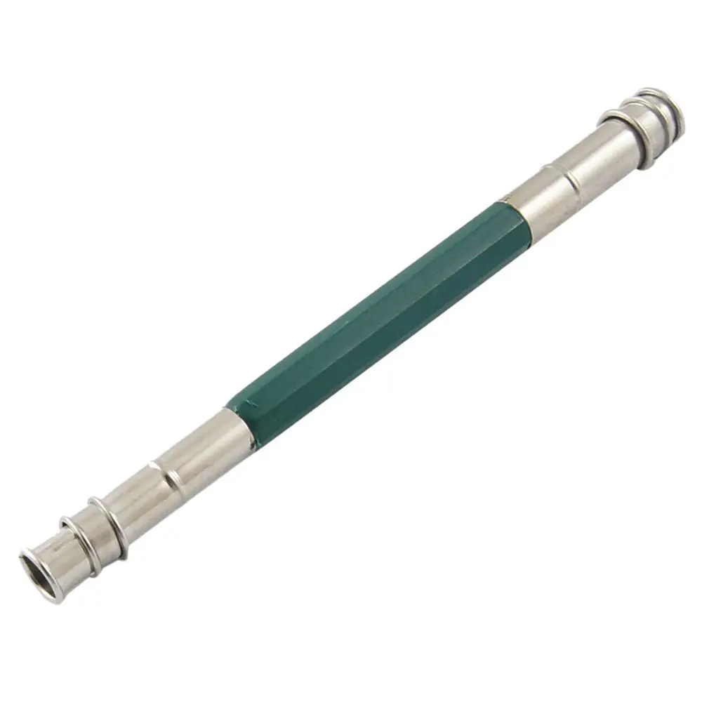 Двухсторонний 7,6 мм 9 мм Диаметр карандаш расширение для школы - Цвет: Green silver