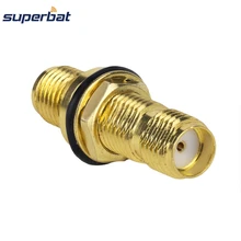 Superbat 5 шт., SMA адаптер внутренний разъем SMA для SMA Jack bulkhead уплотнительное кольцо прямолинейный адаптер