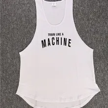 Для мужчин спортивные Бодибилдинг Упражнение без рукавов жилет хлопок приседания барьер глубокий раскопок дышащий тренировочный жилет