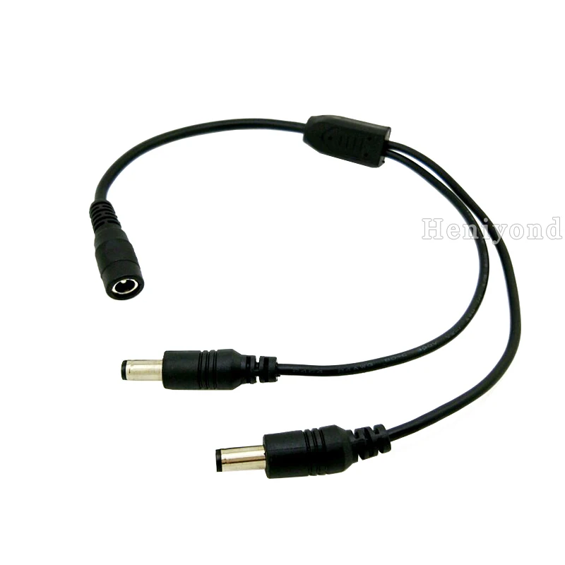 

Power Splitter CCTV Security System Camera DC 1 Female to 2 Male Adapter Cable