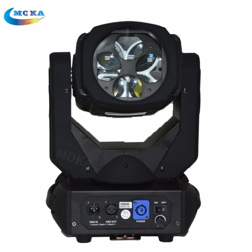 6 шт./партия Moving Head гобо свет 4*25 Вт DMX 9/15ch лазерный проектор диско DJ Light Stage освещение Strobe Light для вечеринки