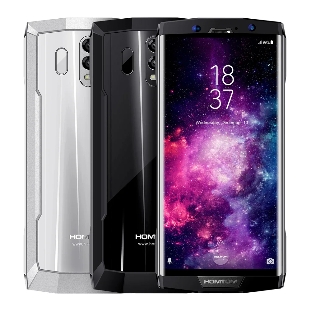 

HOMTOM HT70 Mobile Phone 64GB 6'' Bezel-less Display Android 7.0 MTK6750T Octa-core 13MP Front 16MP+5MP Rear Camera Smartphone