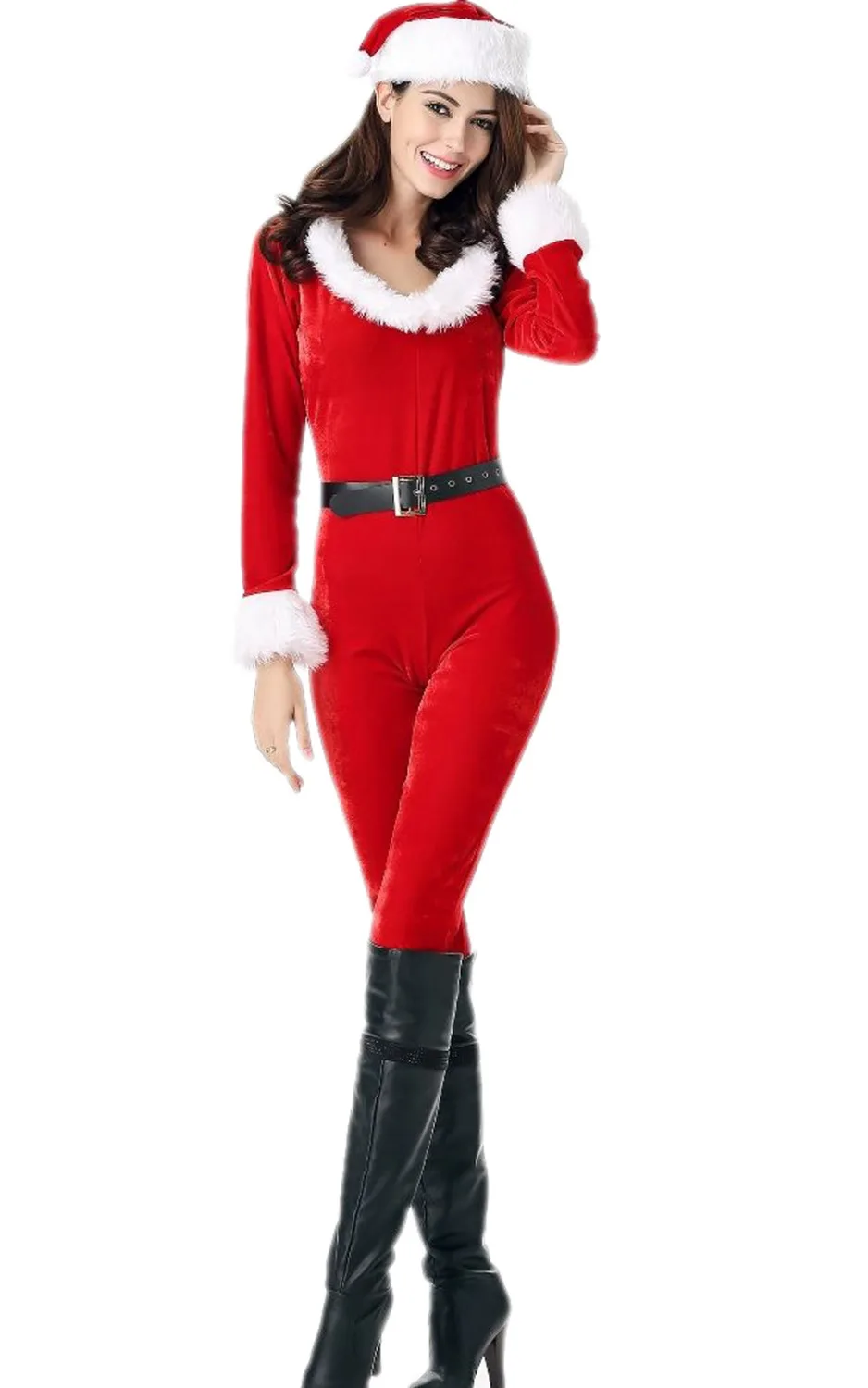 New arrival Sexy Santa Baby Catsuit 3SFC131 Free shipping Sexy