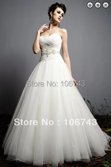

free shipping 2014 african debutante dress tulle bride wedding gowns allure beaded wedding dresses with crystal detachable train