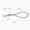 20/40pcs/lot Thread Cord Key holder DIY Bag Key Ring Bags Toys Hanger Lobster keyrings DIY Keyfob DIY KeyChain Accessories ► Photo 3/6