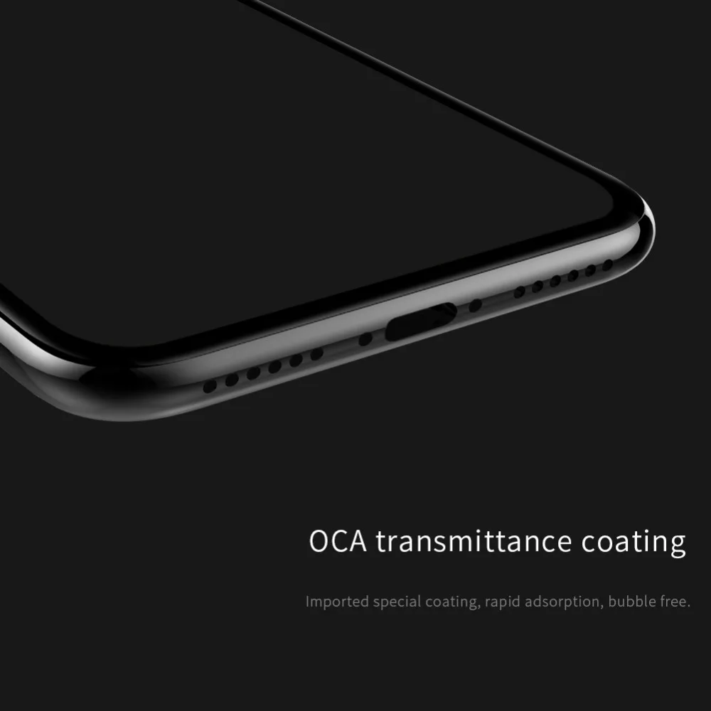 NILLKIN XD CP+ MAX полное покрытие из закаленного стекла для iPhone XR 6,1 ''полноразмерная пленка с круглым краем Защитные пленки для iPhone XS MAX