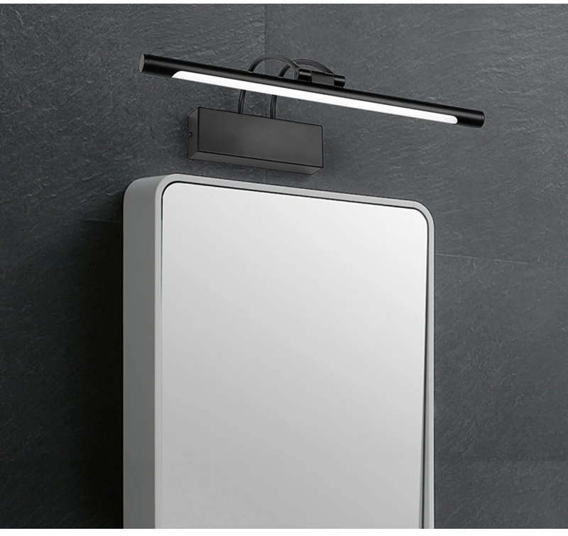 Lâmpada de Parede Lâmpadas à Prova Iluminação do Banheiro Espelho Quarto Vaidade Dwaterproof Água Moderna Imagem Preta Arandela Luminárias Led Luz 5 parede vaidade lâmpadas à prova dwaterproof água