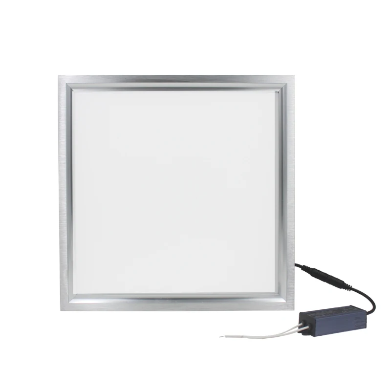 12 Вт светодио дный Integrated Панель свет AC85-265V ультра-тонкий Алюминий потолочный светильник 300*300 холодный белый для внутреннего офис освещения