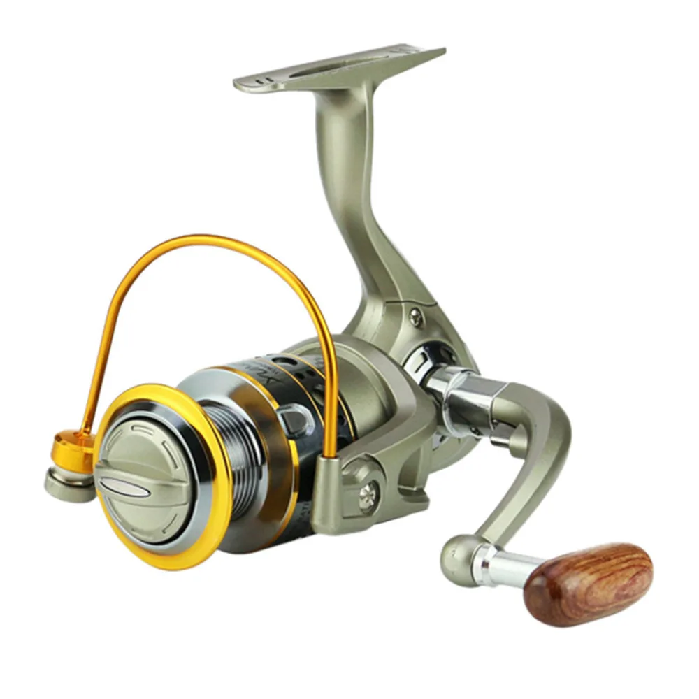 

YUMOSHI Multicolor Wheels Fish Spinning Reel 5.5:1Carretilhas Pescaria Molinete LC1000-7000 Series Accessories #3N28