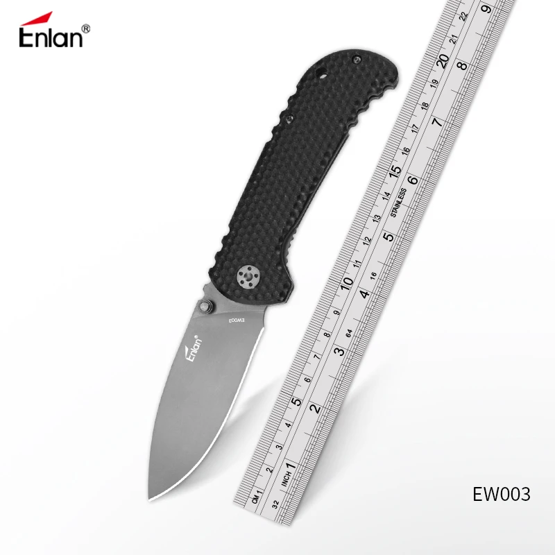

ENLAN Pocket Folding Knife 8Cr13mov Steel Rescue Survival Tool Outdoor Camping EDC Tactical Hunting knife CS GO
