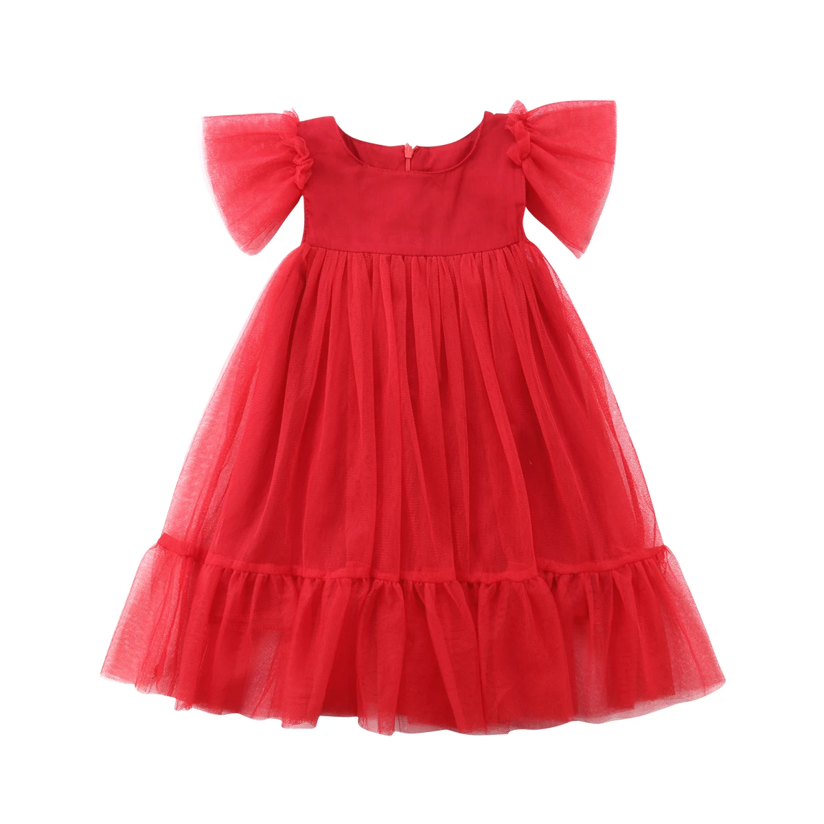 Малышей Кружевное платье принцессы для девочек Детские вечерние фатиновое платье для свадьбы платье-пачка одежда