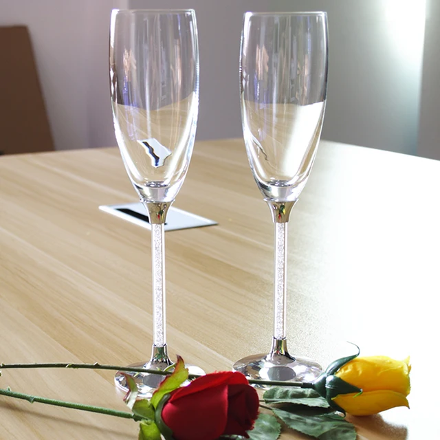 Personalized Wedding Party Decoration Cup Champagne Flutes Toasting Personalized Wedding Party Decoration Cup Champagne Flutes Toasting Gles For Set Of 2