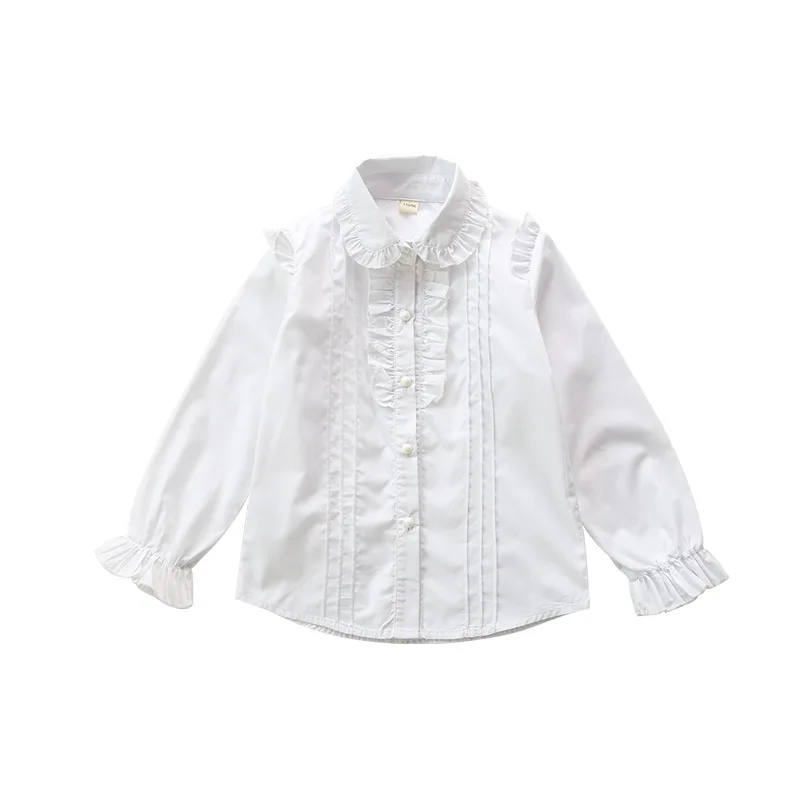Купить Белую Рубашку Для Девочки