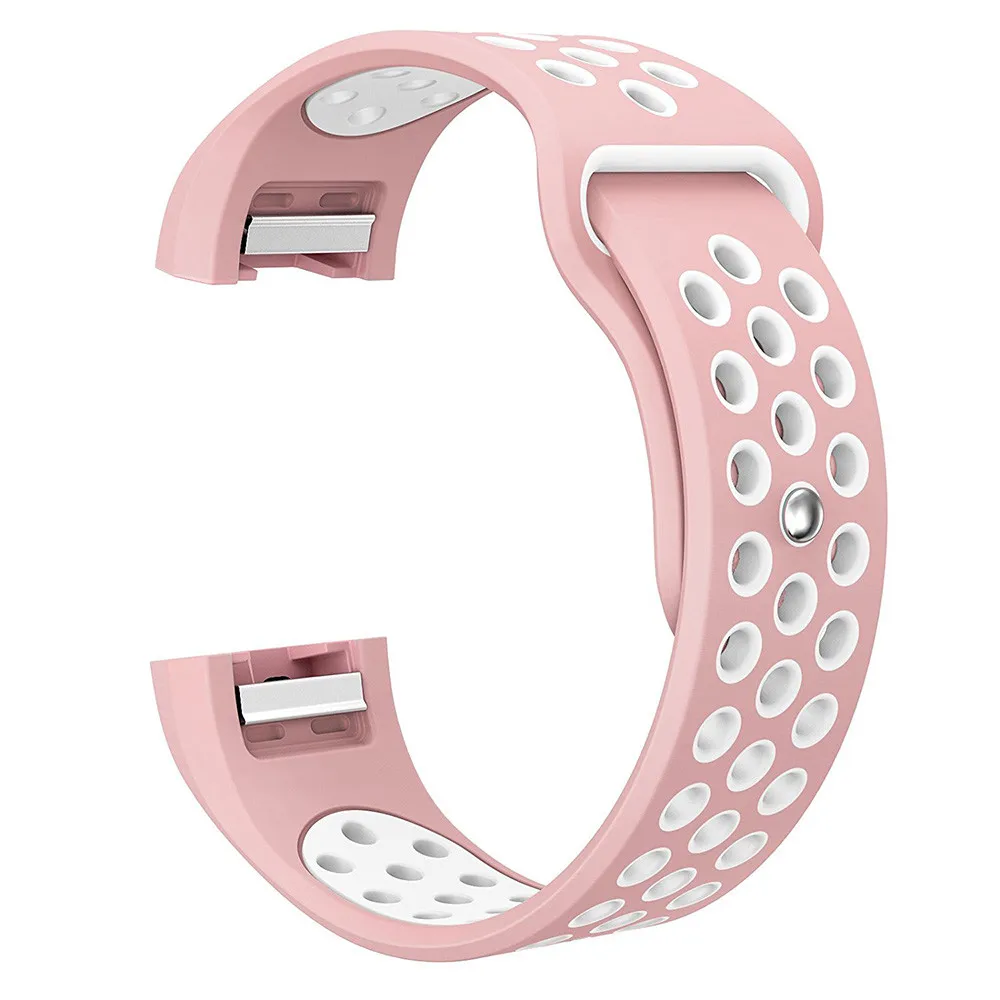 Модный двойной цветной спортивный силиконовый браслет ремешок для SmartWatch Charge 2 SmartWatch Watachband Спортивные товары аксессуары