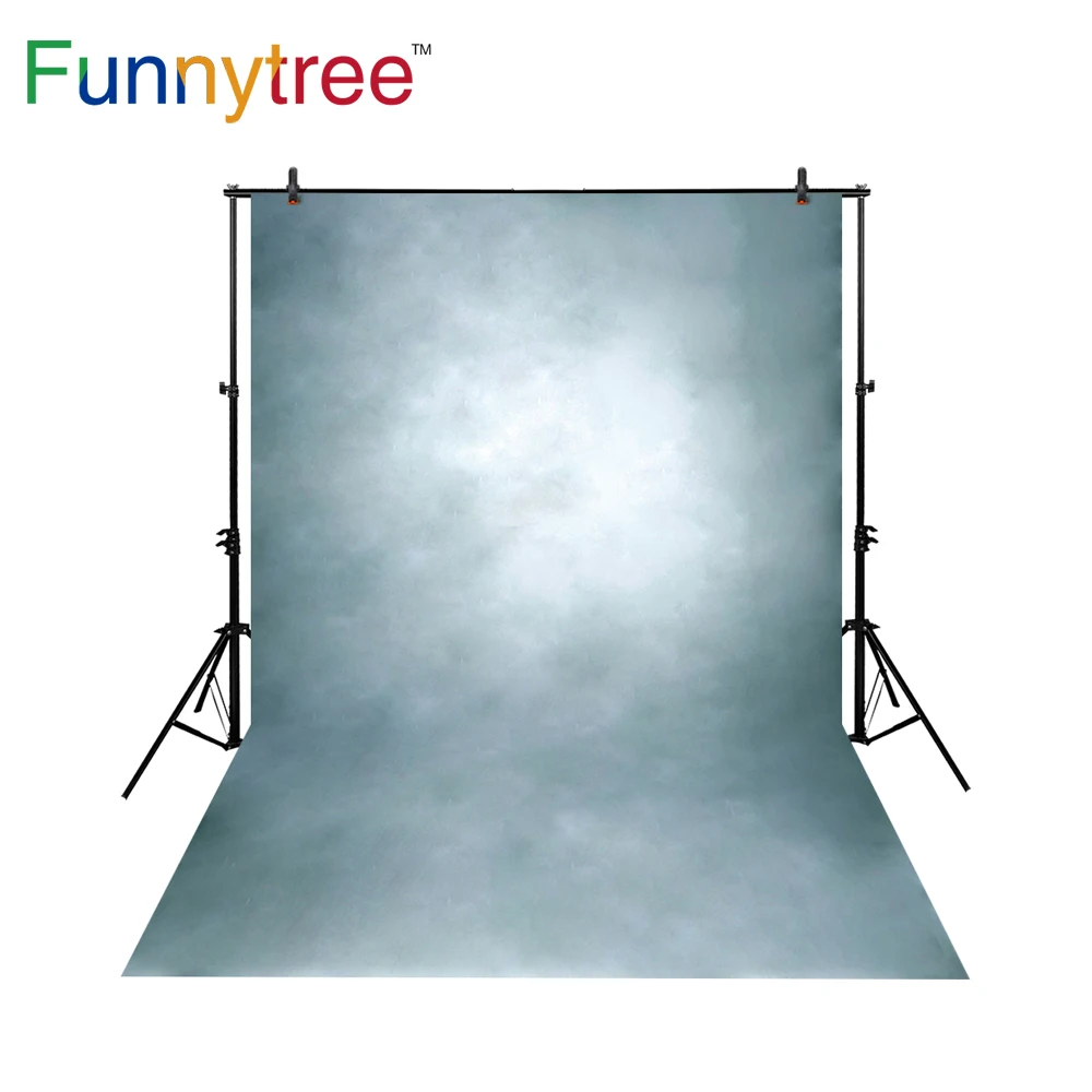 Фоны для фотосъемки Funnytree синие серые однотонные текстурные Детские свадебные