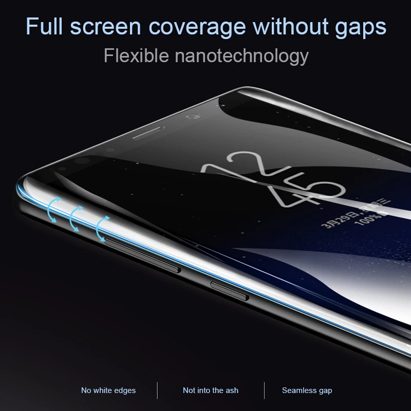 2 шт./лот 3D мягкая ПЭТ пленка для Samsung Galaxy S20 S10 S7 край S8 S9 plus Note 8 9 Защитная экрана не