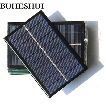 

BUHESHUI 1.4W 5V Polycrystalline Solar Cell DIY&Test Solar Panel System Charger For 3.7V Battery Light Study 122*77MM 2Pcs/lot