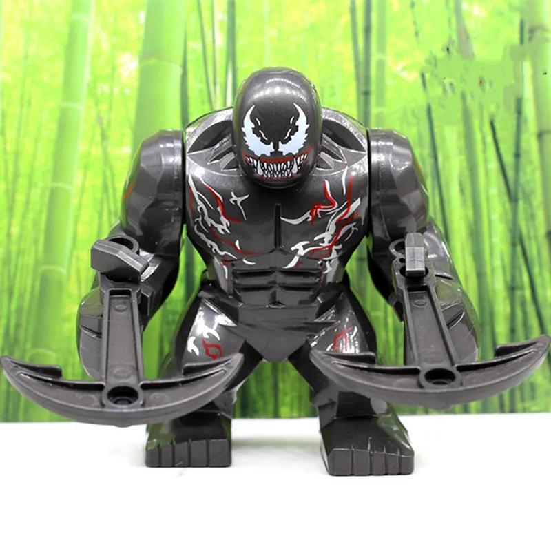 Одиночная большой агент Venom анти Веном Riot Carnage Зеленый Фонарь Халк Бастер Гоблин танос Строительный Блок Детские игрушечные фигурки - Цвет: XH1047