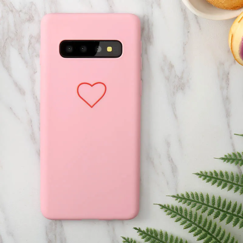 Милый 3D силиконовый чехол с сердечками для Samsung Galaxy A320 A520 A720 J510 J710 J330 J530 J730 A7 A9 J8 2018