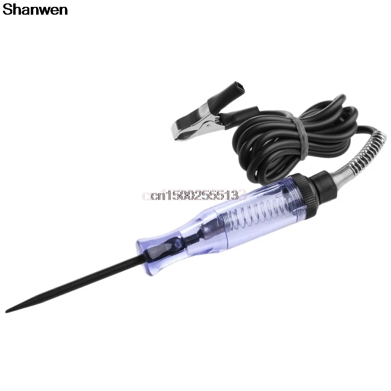 Car Circuit Tester Probe Continuity Fuse Test Light 6v 12v 24v DC Voltage Tester