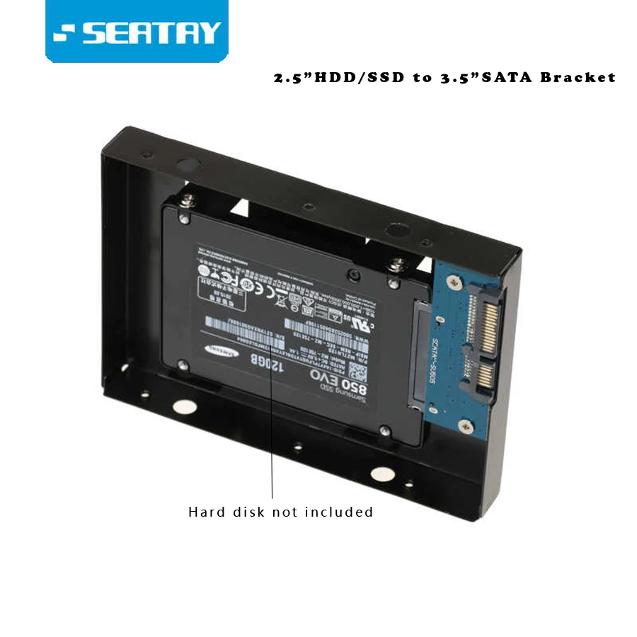 2," SATA HDD диск до 3,5" SATA жесткий диск кронштейн/жесткий диск конвертер SSD адаптер отверстия для рассеивания для рабочего стола HDD конвертер