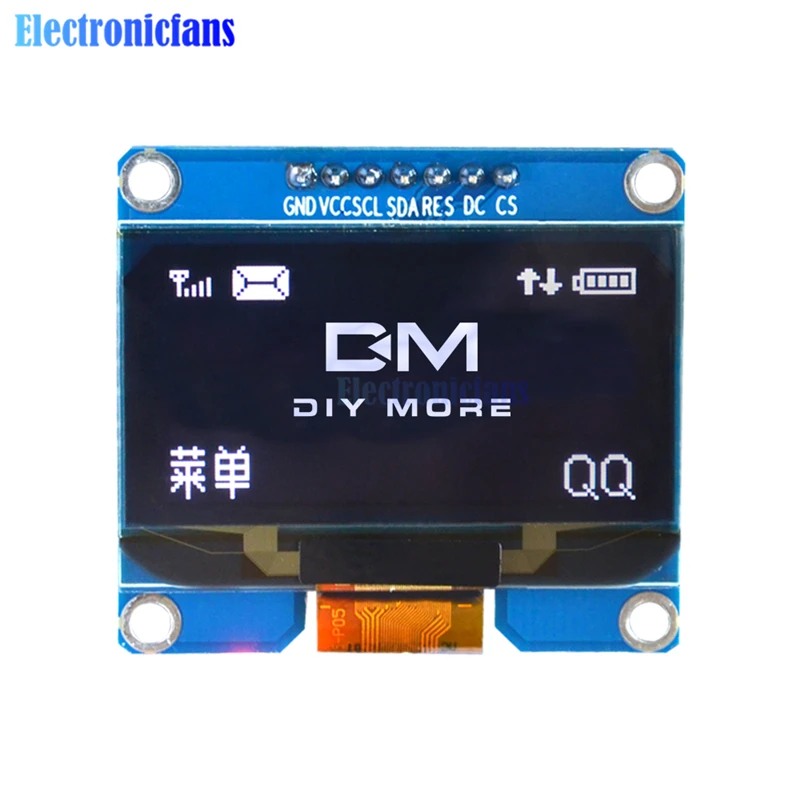 SPD0301 1,54 дюймовый oled-дисплей модуль 7PIN SPI IIC серийная плата с ЖК-экраном GND VCC SCL SDA 1,54 ''для Arduino