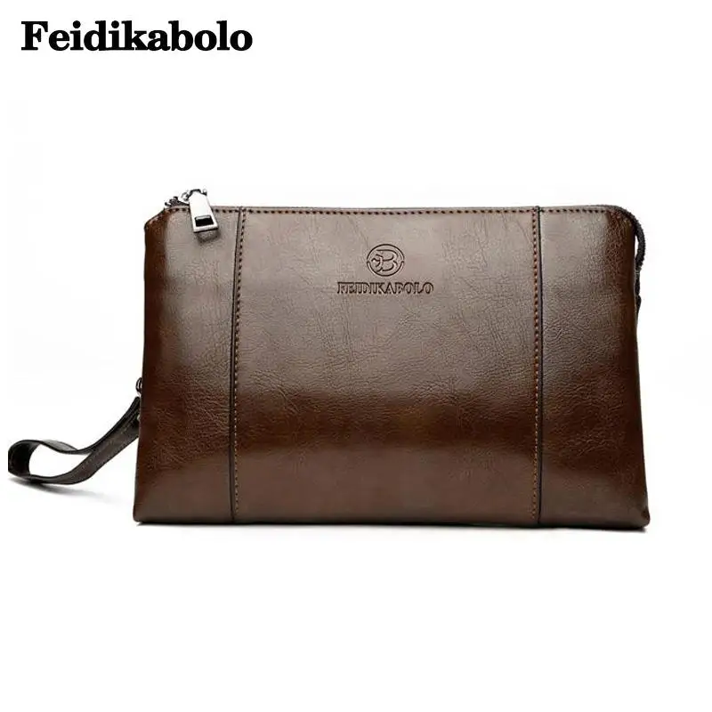 

2019 New Arrival Men Leather Wallets Casual Men Clutch Bags Brand Pu Leather Long Wallets For Men Coin Purse Card Holder F52