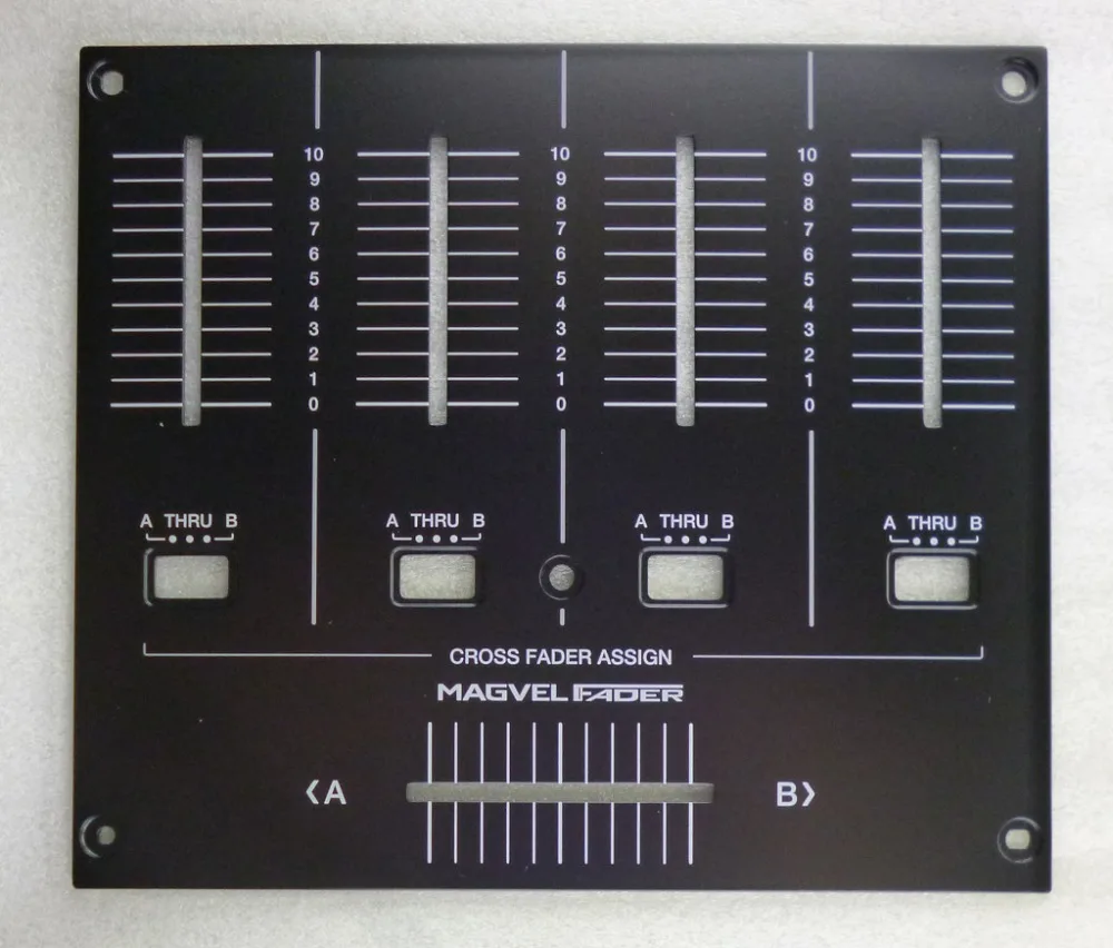 US $160.00 BELLAOriginalDJM900NXS2 mixer fader black iron panelvertical cutting panel big small board clipboard DNB1248 DAH3125