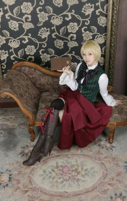 Черный Батлер 2 Kuroshitsuji Alois Trancy косплей костюм на заказ любой размер|Костюмы аниме|